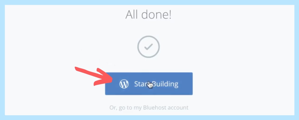 Install wordpress with BlueHost