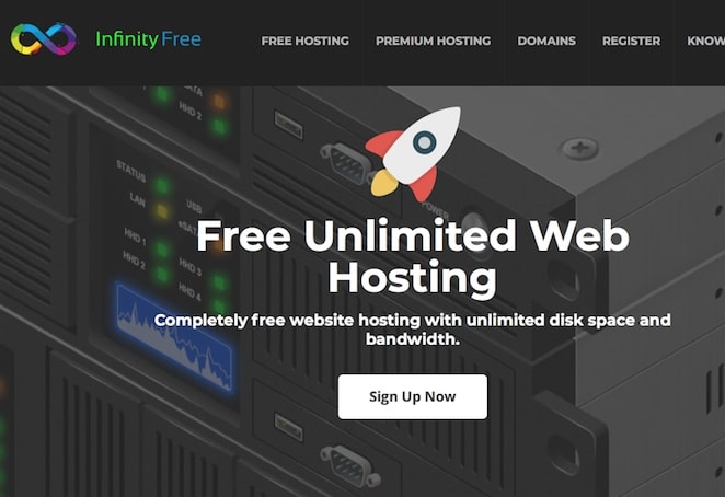 infinityfree.net free web host