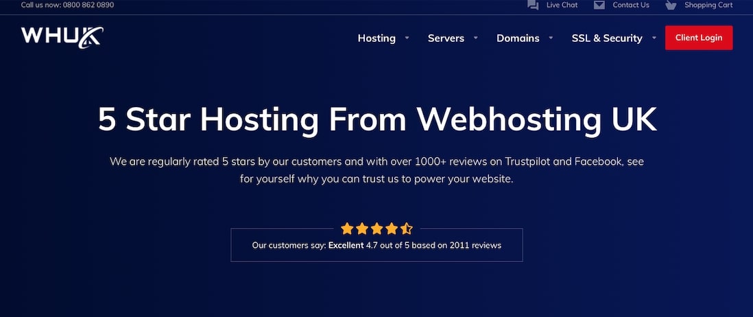 Webhosting UK: Fastest Dedicated Server UK Host