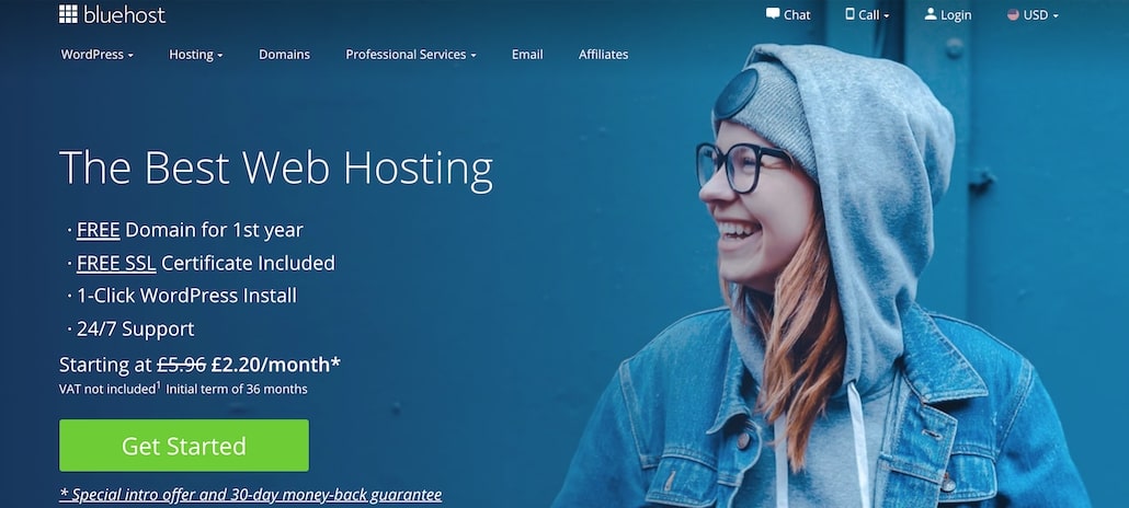 Bluehost: Best VPS web hosting uk